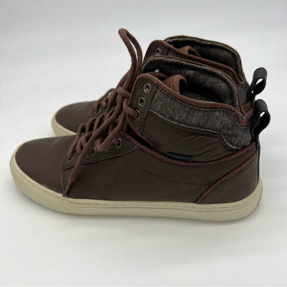 Vans Ultra Cush Leather High Top Sneakers - Picture 13 of 16